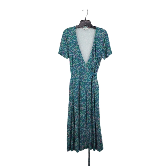 Boden Women's Cassia Jersey Midi Wrap Dress - 6R - Picture 2 of 8